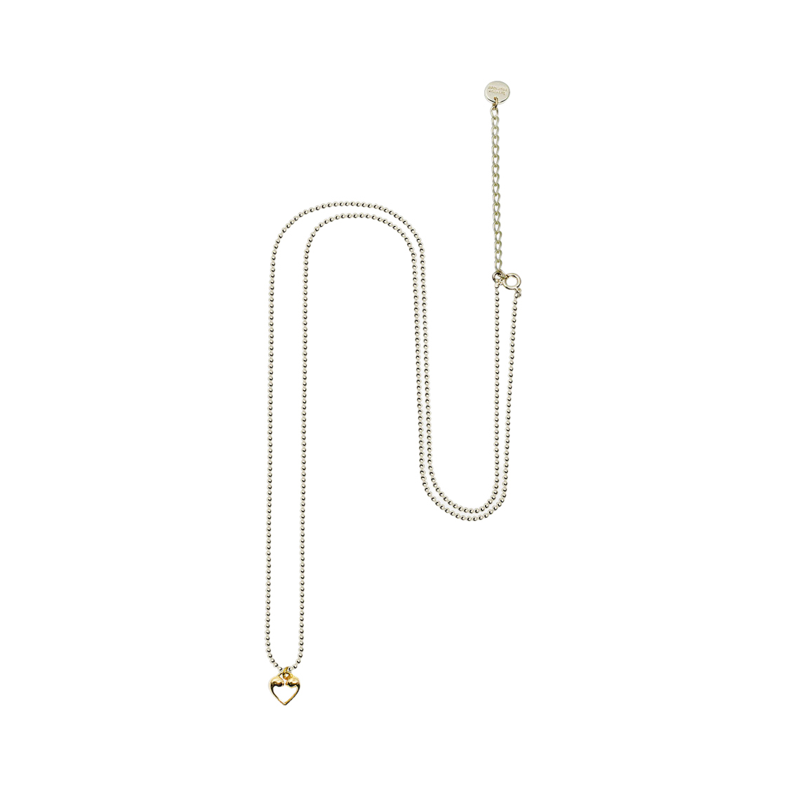 L251MNK100 lovememonster Mont Tini Ball Long Chain Necklace Combi