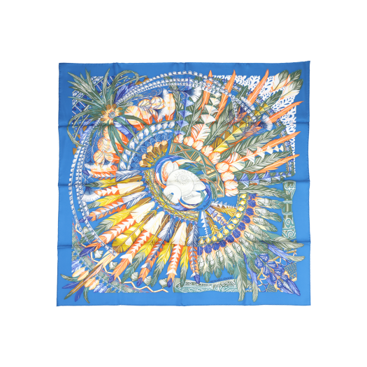 ITDNFU6MQP26 Hermes Danse Pacifique Scarf 90