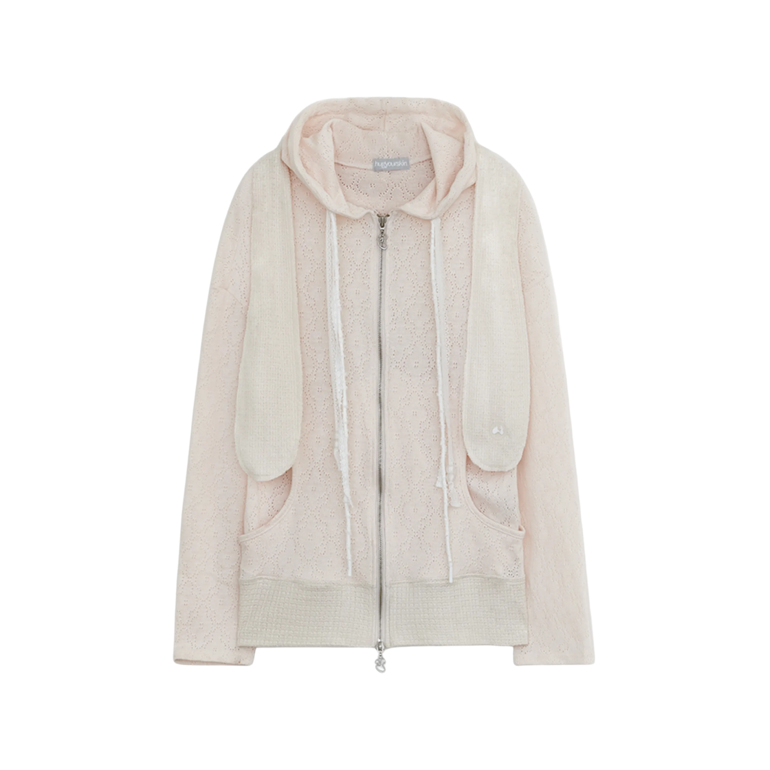 (W) 허그유어스킨 토깅 후드 집업 베이지((W) hugyourskin Togging Hoodie Zip Up Beige)