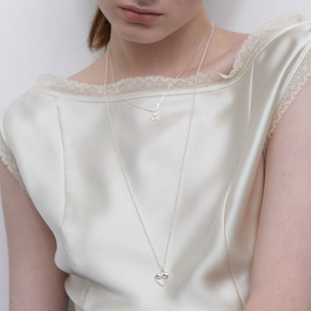 러브미몬스터 몬트 티니볼 롱 체인목걸이 실버(lovememonster Mont Tini Ball Long Chain Necklace Silver) - 2