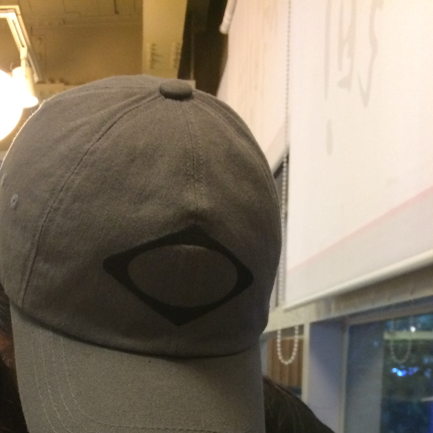 Mischief House Ball Cap Charcoal 착용 스타일