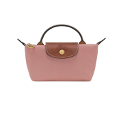 Longchamp Le Pliage Original Handle Pouch Pink Tea