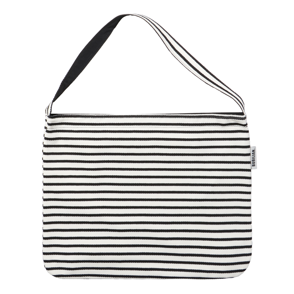 버빌리안 시오 리버서블 에코백 블랙스트라이프&블랙(Bubilian Seio Reversible Eco Bag Blackstripe&Black) - 5