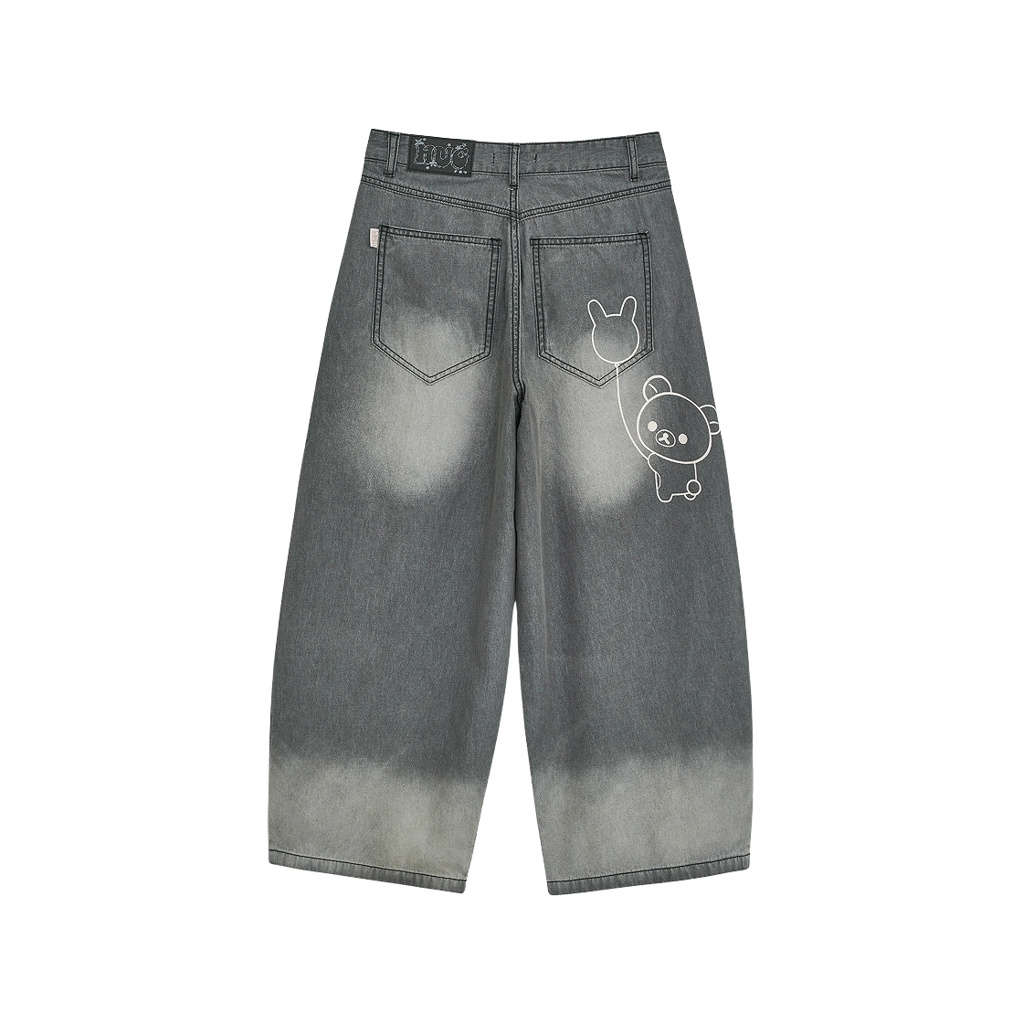 - (W) hugyourskin Korilakkuma Washed Jeans Dark