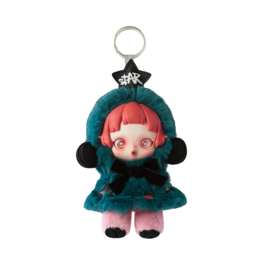 팝마트 스컬판다 겨울 교향곡 시리즈 인형 키링 변주곡 (개봉 박스)(Pop Mart Skullpanda Winter Symphony Series Keyring Partita (Opened Case))