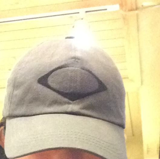 Mischief House Ball Cap Charcoal 착용 스타일
