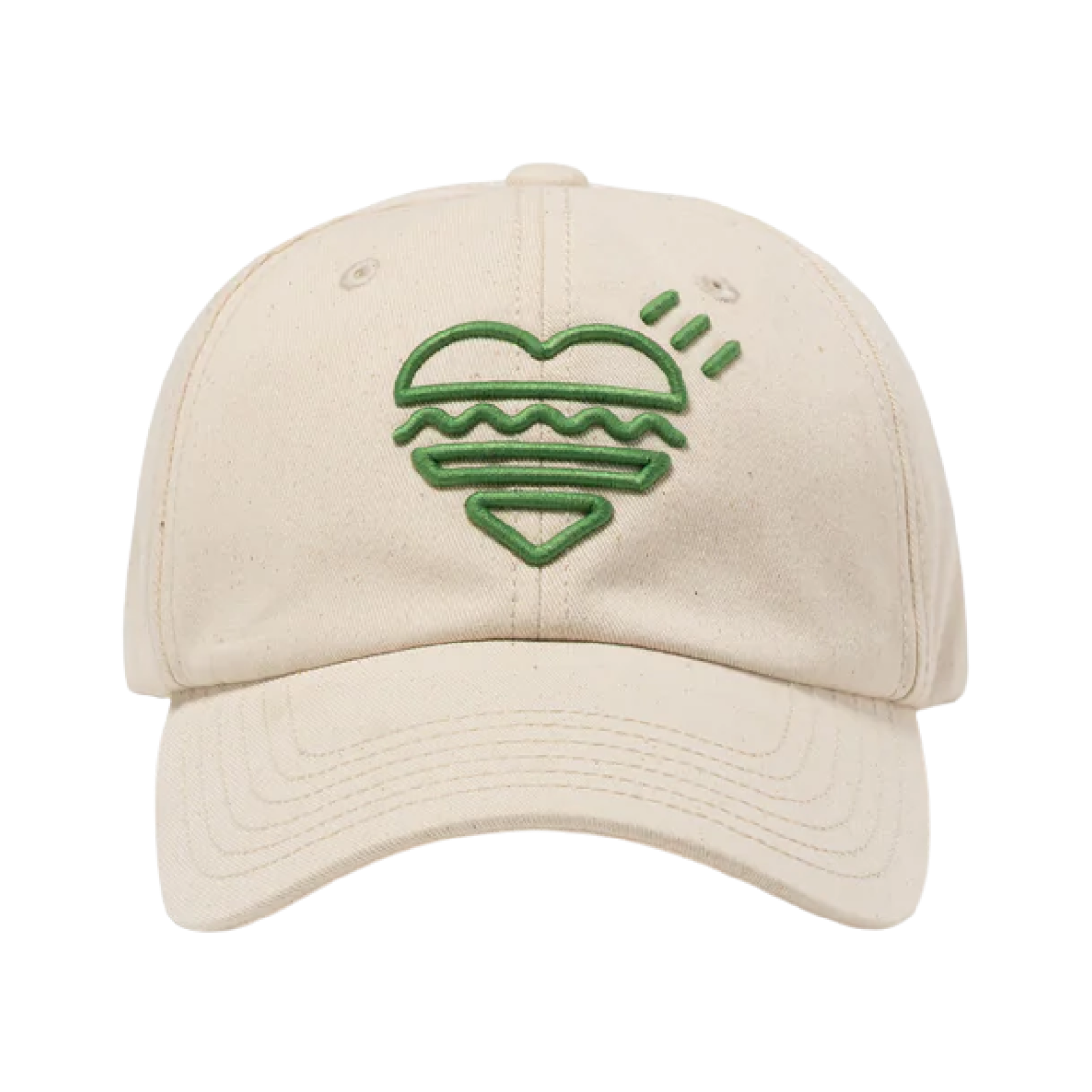 휴먼 메이드 x 쉐이크쉑 6 패널 캡 화이트(Human Made x Shake Shack 6 Panel Cap White) - 2
