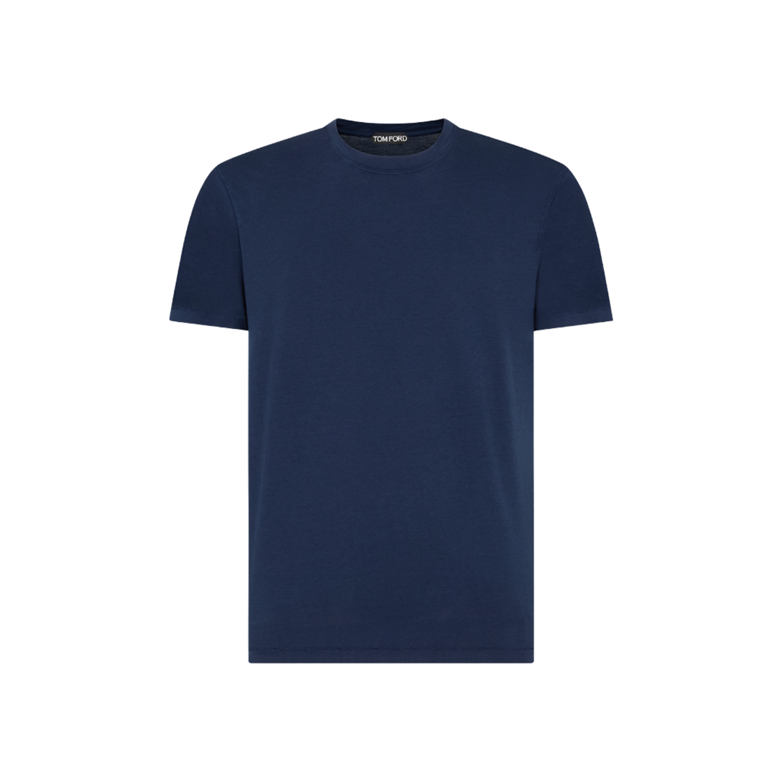 톰포드 리오셀 코튼 크루넥 티셔츠 다크 네이비(Tom Ford Lyocell Cotton Crewneck T-Shirt Dark Navy) - 1