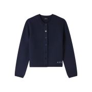 (W) A.P.C. Wool Cardigan Dark Navy