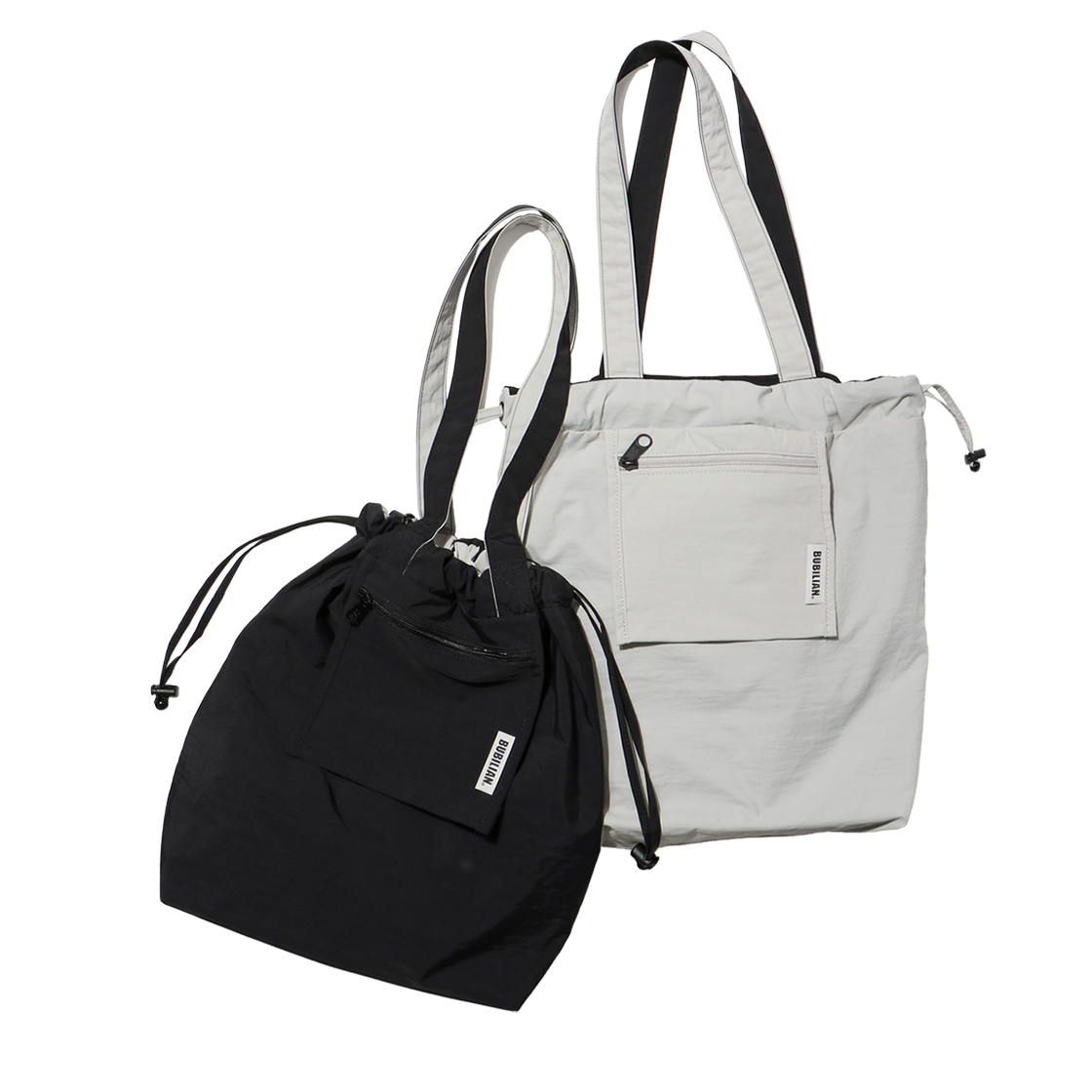 버빌리안 머스크 리버서블 숄더백 블랙&그레이(Bubilian Musk Reversible Soulder Bag Black&Gray)