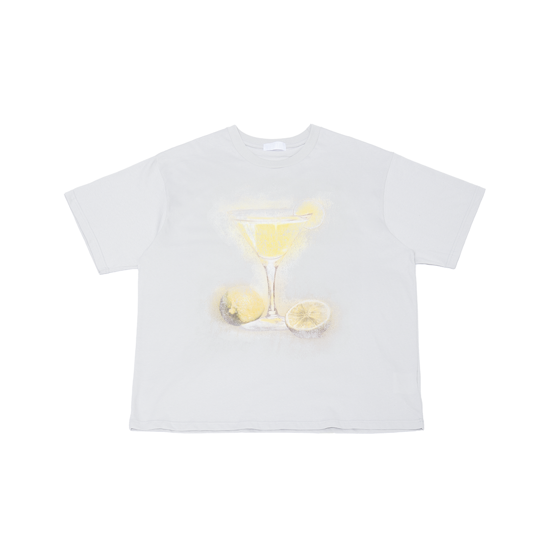 마가리타 빅 티셔츠 라이트그레이