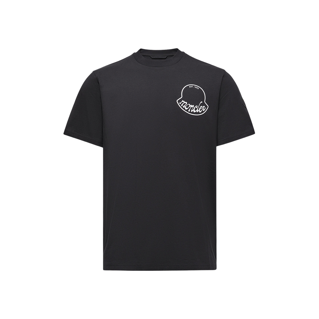 K2-091-8C00013-89AJS-998 Moncler Logo Cotton T-Shirt Black - 25FW