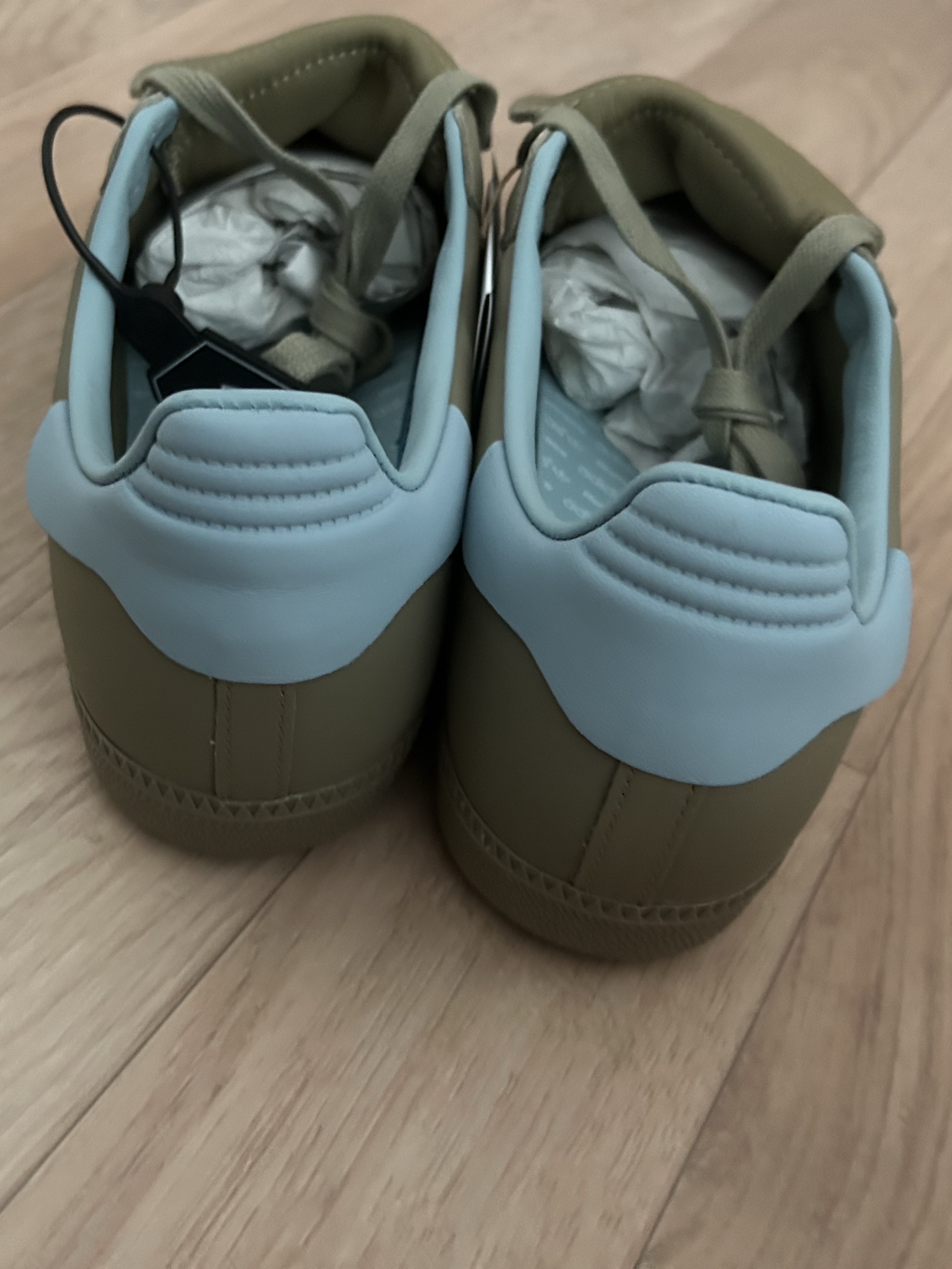 Adidas x Pharrell Williams Humanrace Samba Orbit Green Ash Grey 착용 스타일