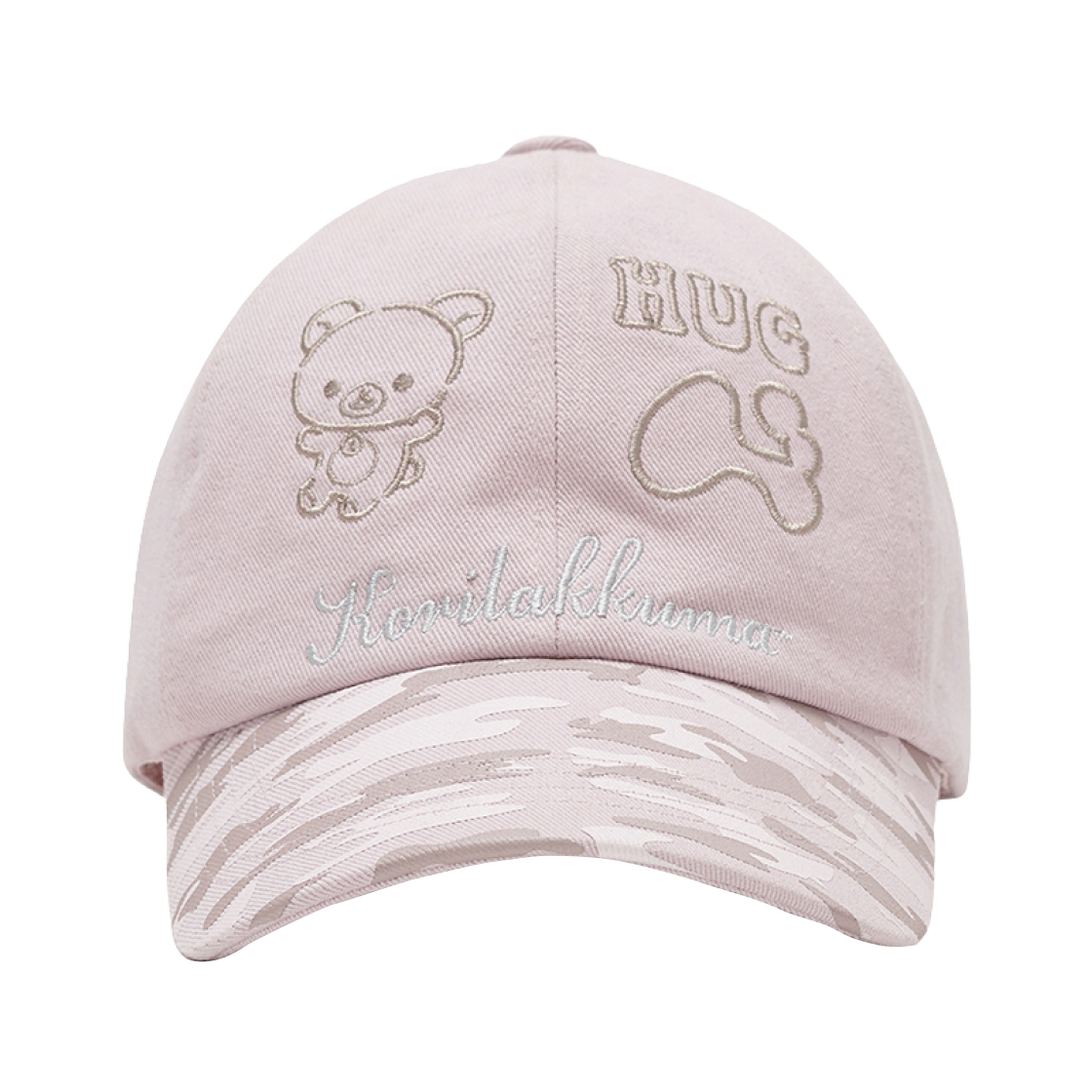 - (W) hugyourskin Korilakkuma Camo Ball Cap Pink