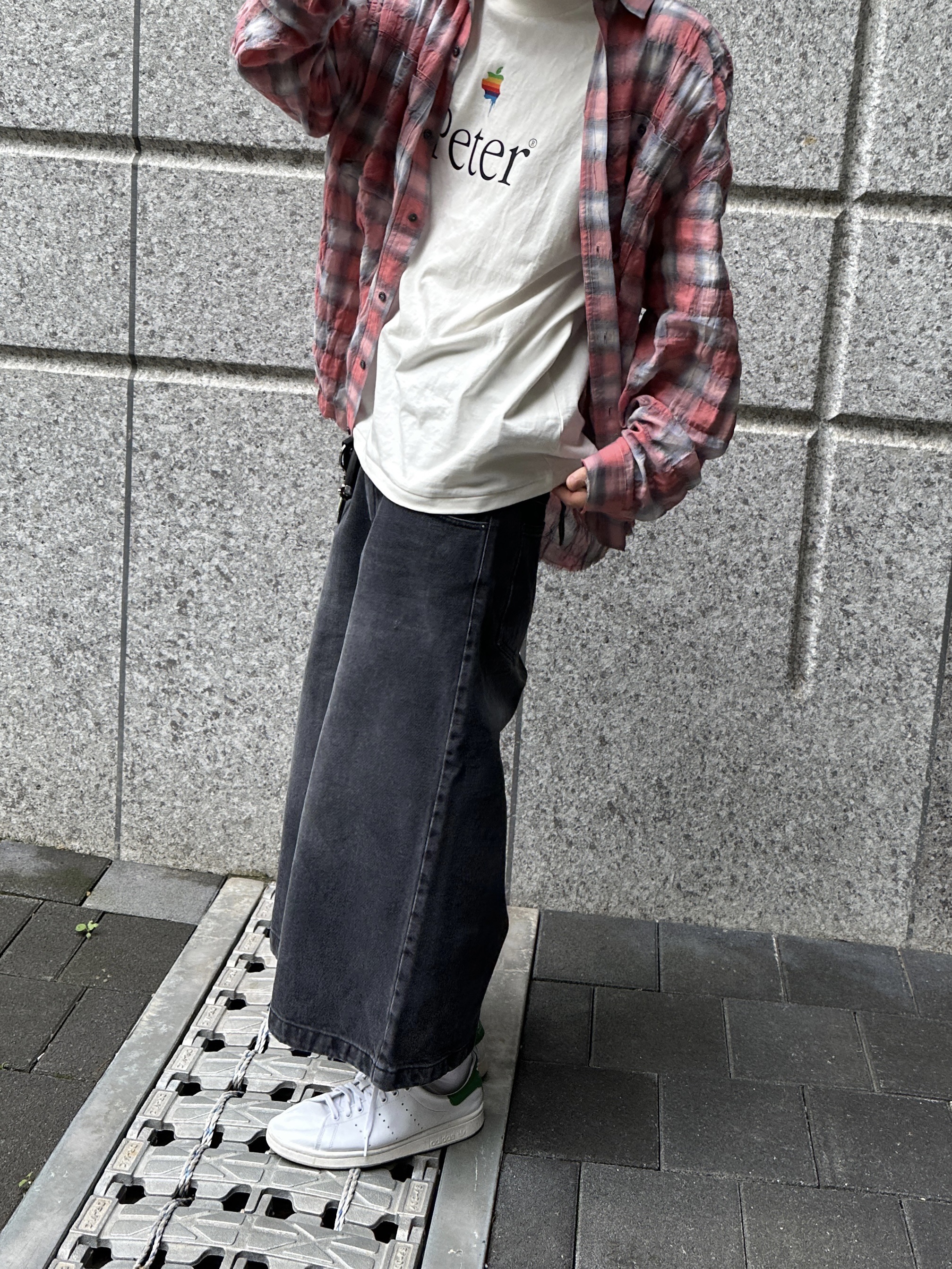 [더블적립]Farfromwhat Far Flannel Shirts 05 착용 스타일 - 5