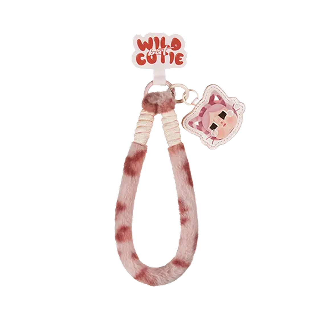 - Pop Mart Crybaby Wild But Cutie Series Phone Charm Pink Cutie (Opened Case)