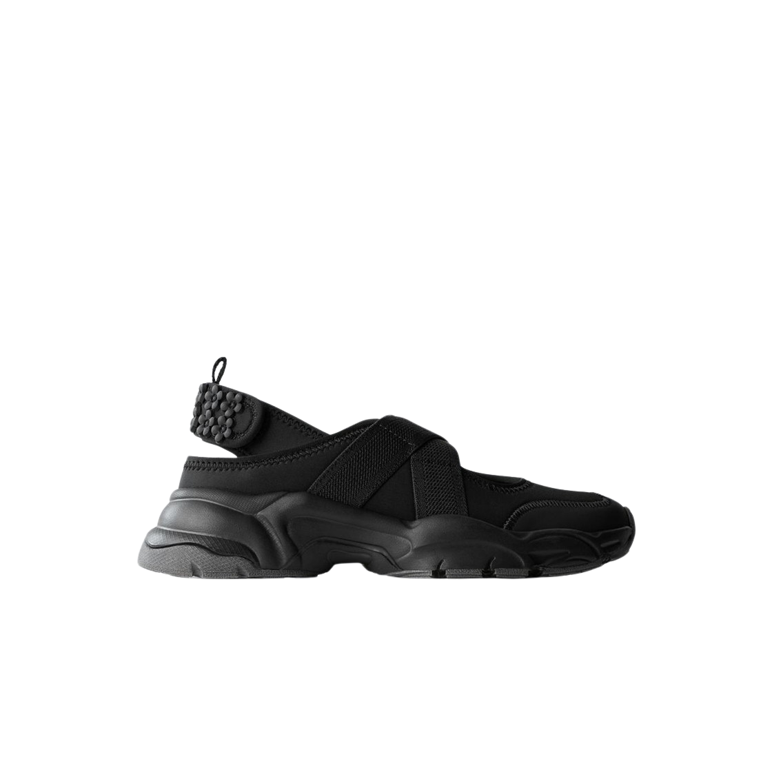 (키즈) 자라 플라워 오픈 스니커즈 블랙((Kids) Zara Flower Open Sneakers Black)