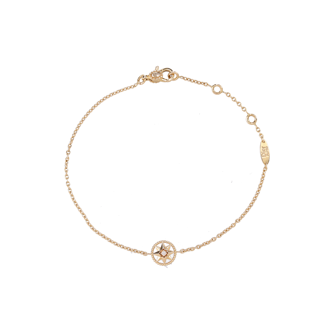 ITOECFJB53N8 Dior Rose Des Vents Bracelet 18K Yellow Gold Diamond - 대표 이미지 #1