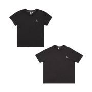 Riomeu Symbol Logo Short Sleeve T-Shirt Charcoal