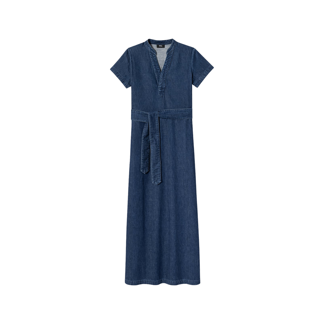 (W) 아페쎄 아넬리 드레스 인디고((W) A.P.C. Annelie Dress Indigo) - 1