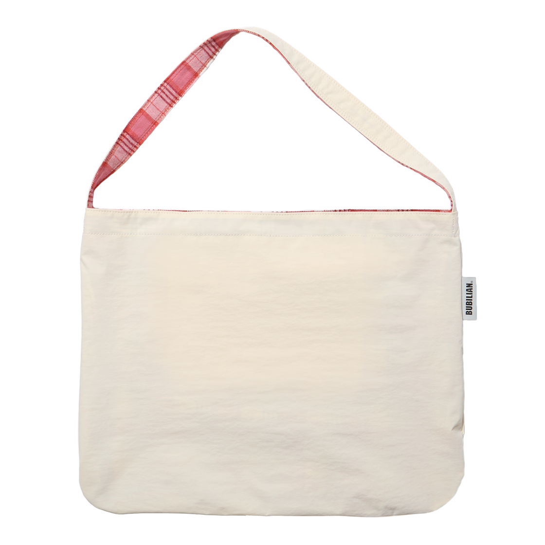 버빌리안 시오 리버서블 에코백 핑크체크&아이보리(Bubilian Seio Reversible Eco Bag Pinkcheck&Ivory) - 3