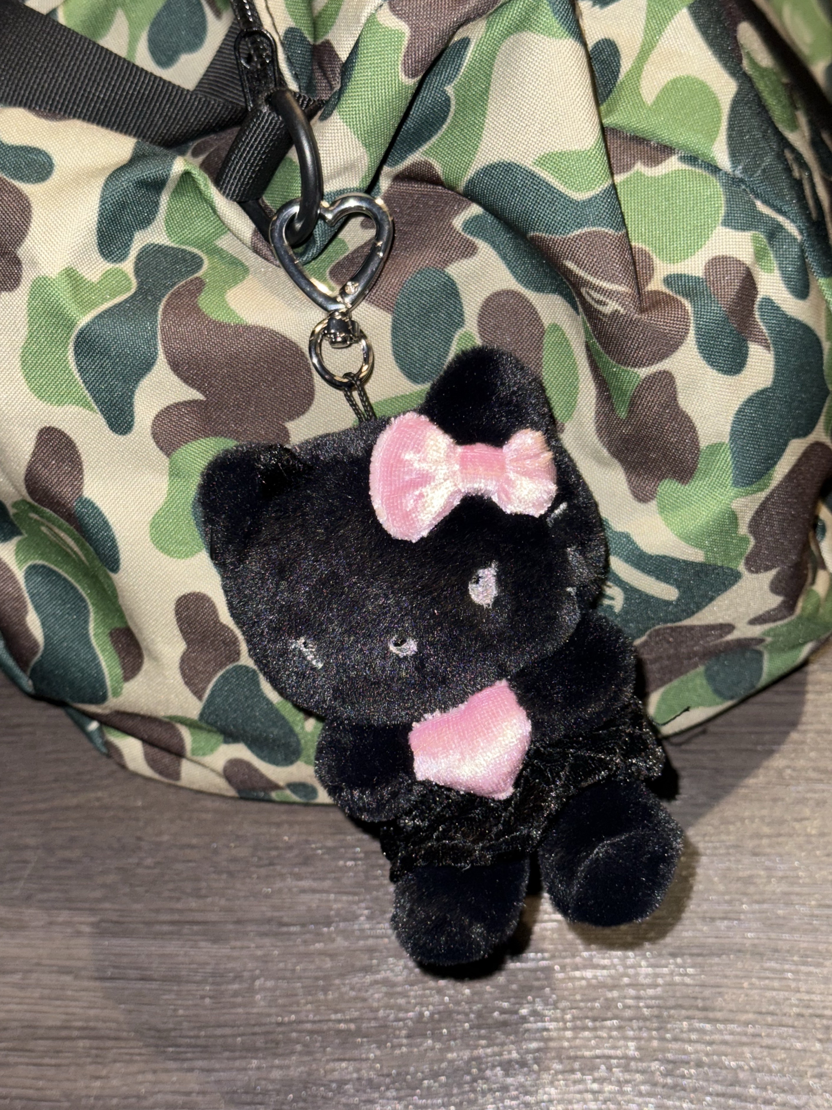 Sanrio x Fillimilli Hello Kitty Angels and Devils Doll Keyring Devil, Nike Air Force 1 '07 Low White 착용 스타일 - 2
