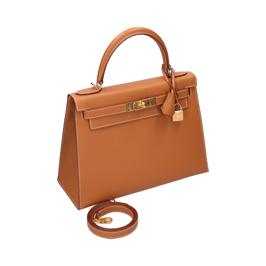 ITE7W669JHEL Hermes Kelly 28 Bag Sellier Epsom Gold Hardware B Stamp - #6