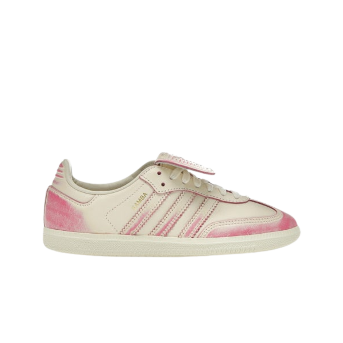 (W) 아디다스 삼바 LT 크림 화이트 쇼크 핑크((W) Adidas Samba LT Cream White Shock Pink) - 1