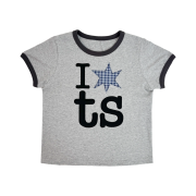 (W) Tansanmagnesium Ringer T-Shirt Grey
