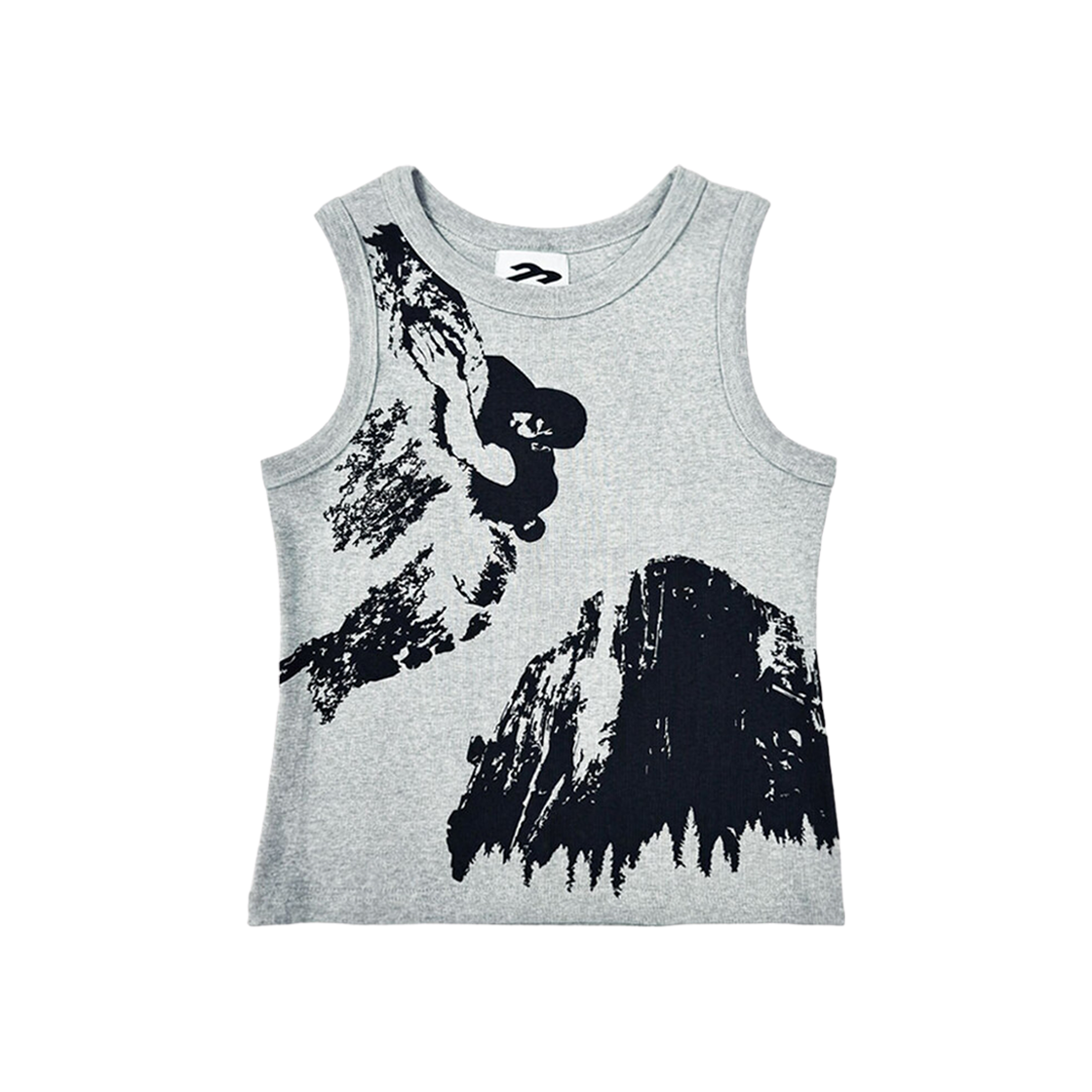 (W) 탄산마그네슘 EI 캐피탄 슬리브리스 그레이((W) Tansanmagnesium El Capitan Sleeveless Grey)