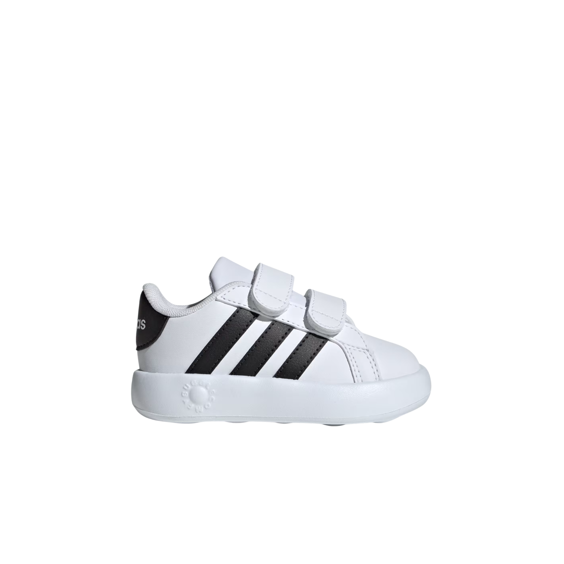 (인펀트) 아디다스 그랜드 코트 2.0 클라우드 화이트 코어 블랙((Infant) Adidas Grand Court 2.0 Cloud White Core Black) - 1