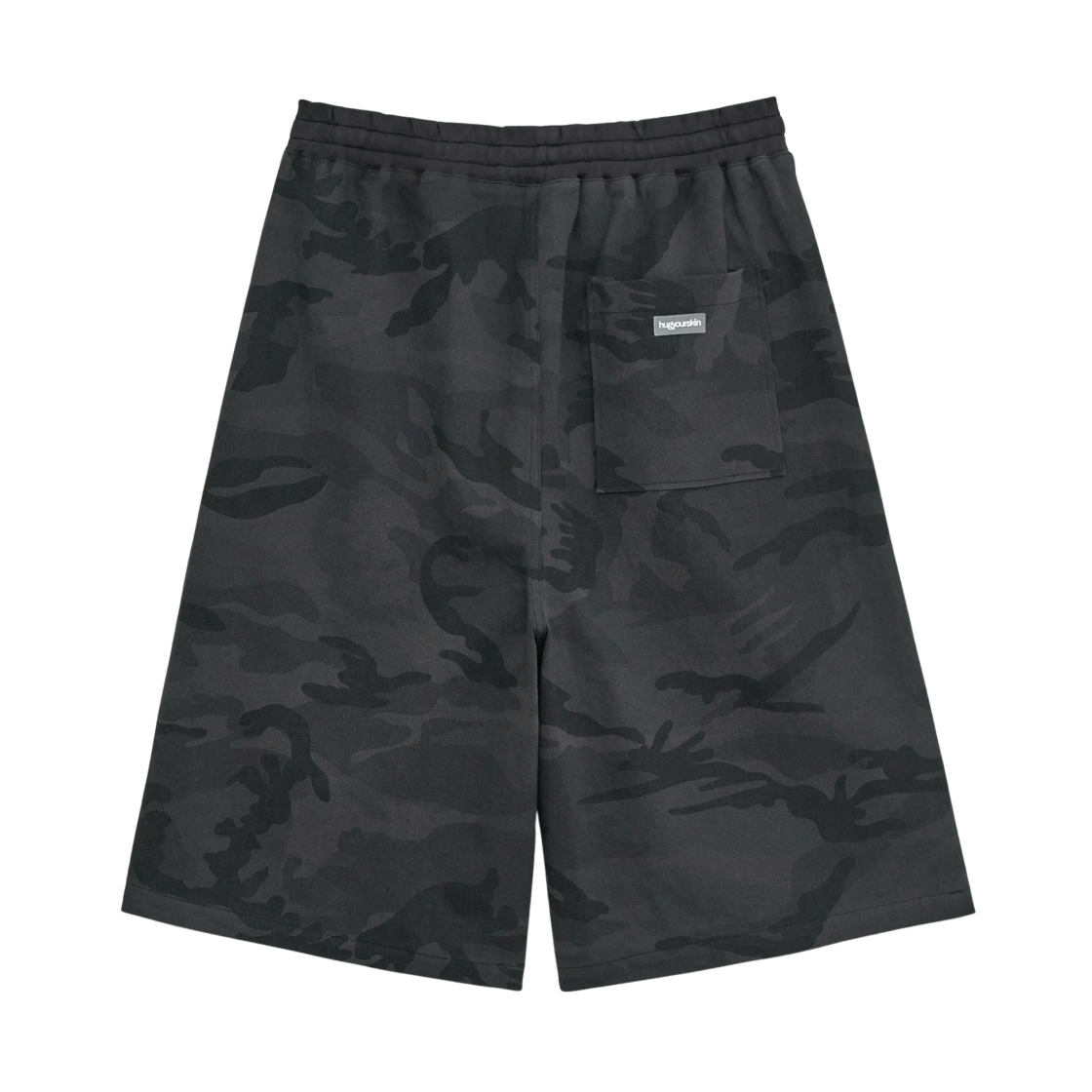(W) 허그유어스킨 카모 코리락쿠마 버뮤다 팬츠 차콜((W) hugyourskin Camo Korilakkuma Bermuda Pants Charcoal) - 2