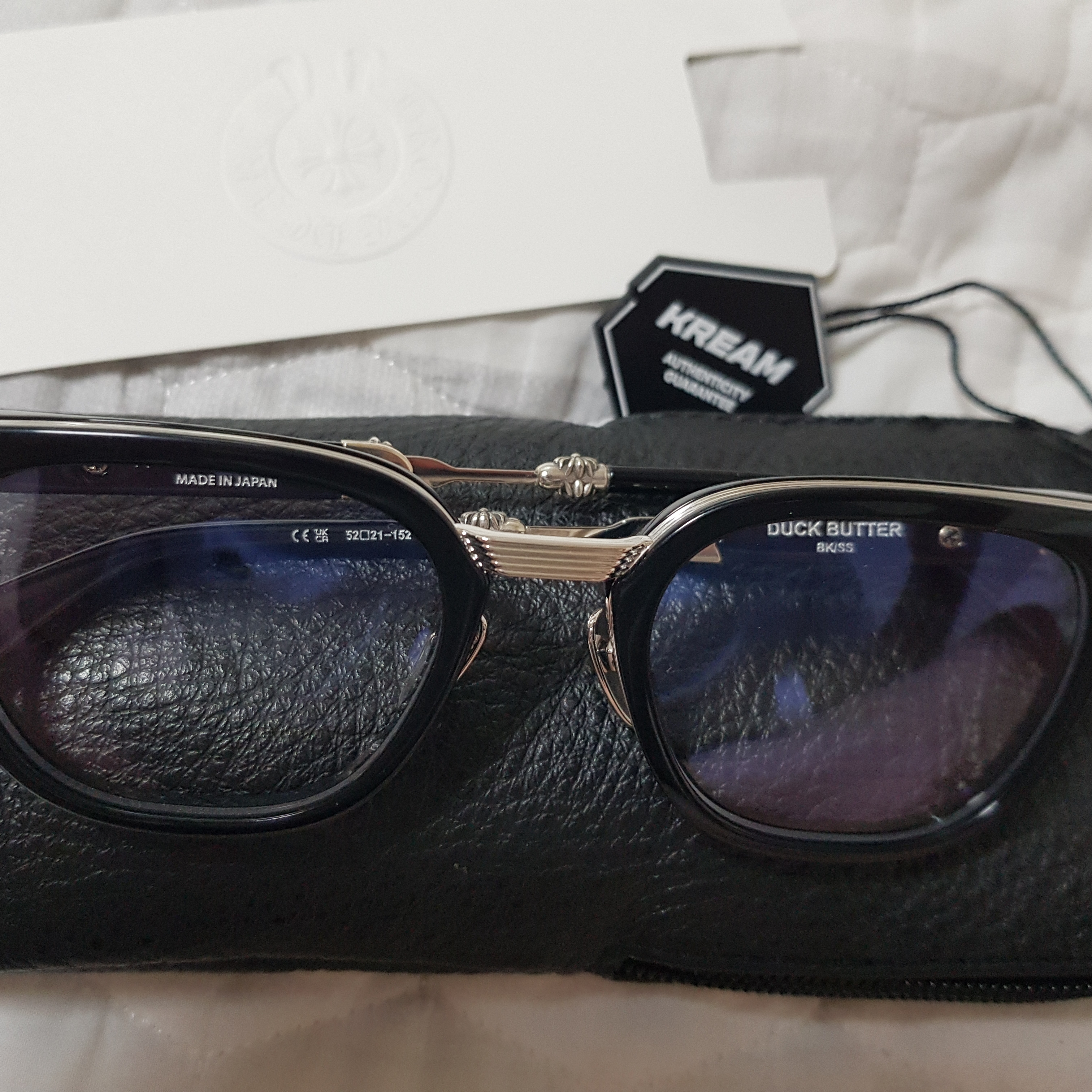 Chrome Hearts Duck Butter Black Shiny Silver 착용 스타일