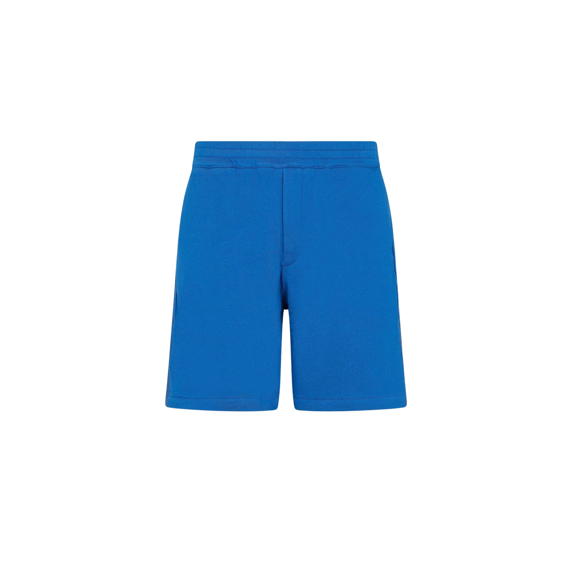 642668QUX750933 Alexander McQueen Logo Tape Elasticated Waistband Track Shorts Ocean Blue
