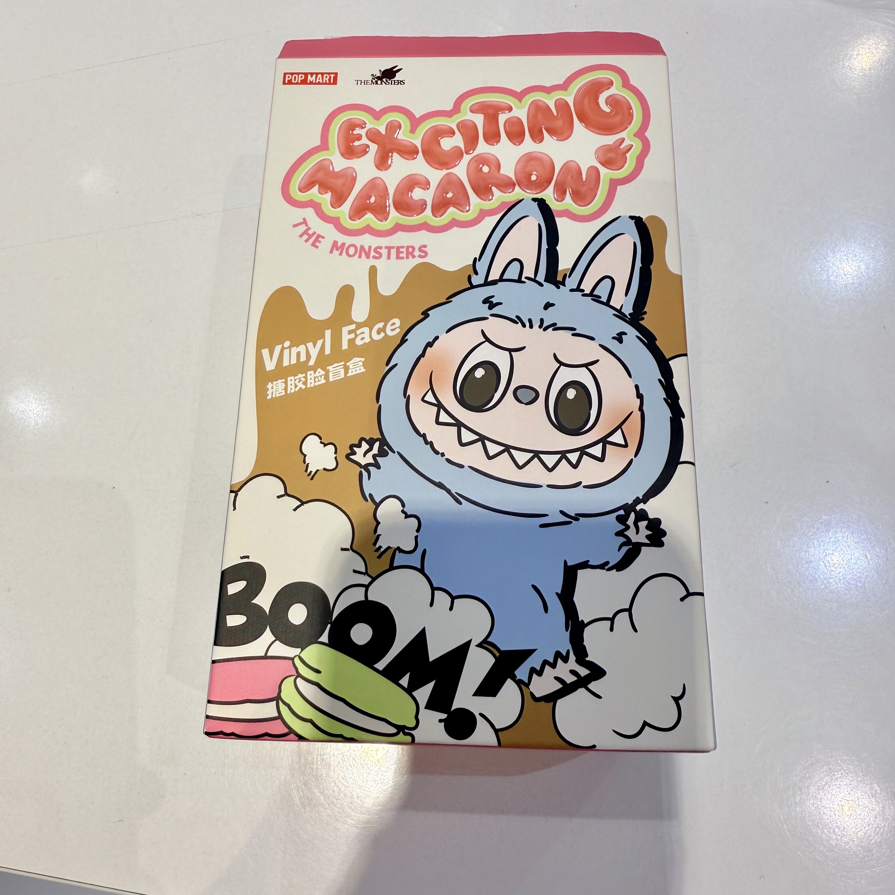 Pop Mart Labubu The Monsters Labubu Tasty Macarons Series Sea Salt Coconut Keyring (Opened Case) 착용 스타일 - 4