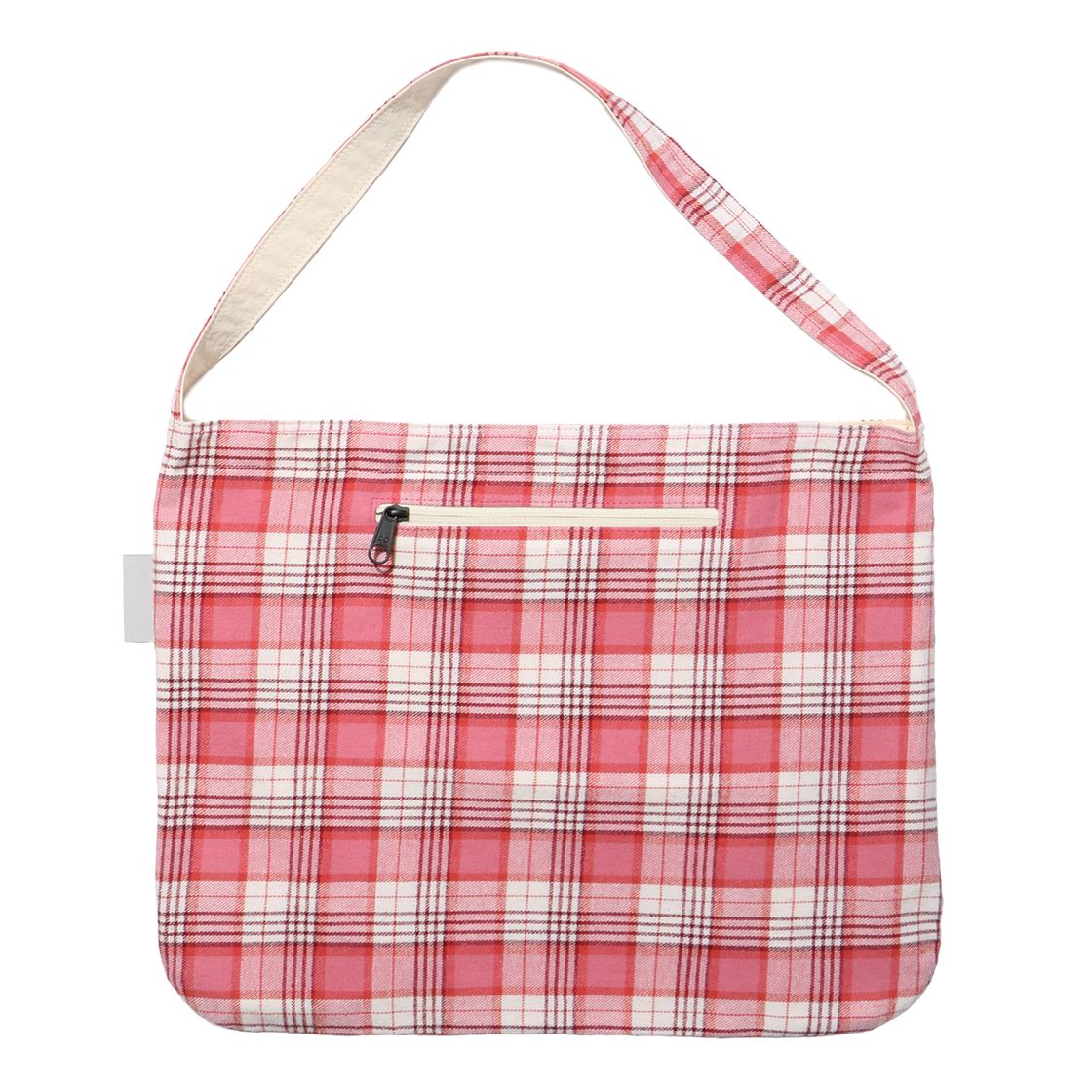 버빌리안 시오 리버서블 에코백 핑크체크&아이보리(Bubilian Seio Reversible Eco Bag Pinkcheck&Ivory) - 6