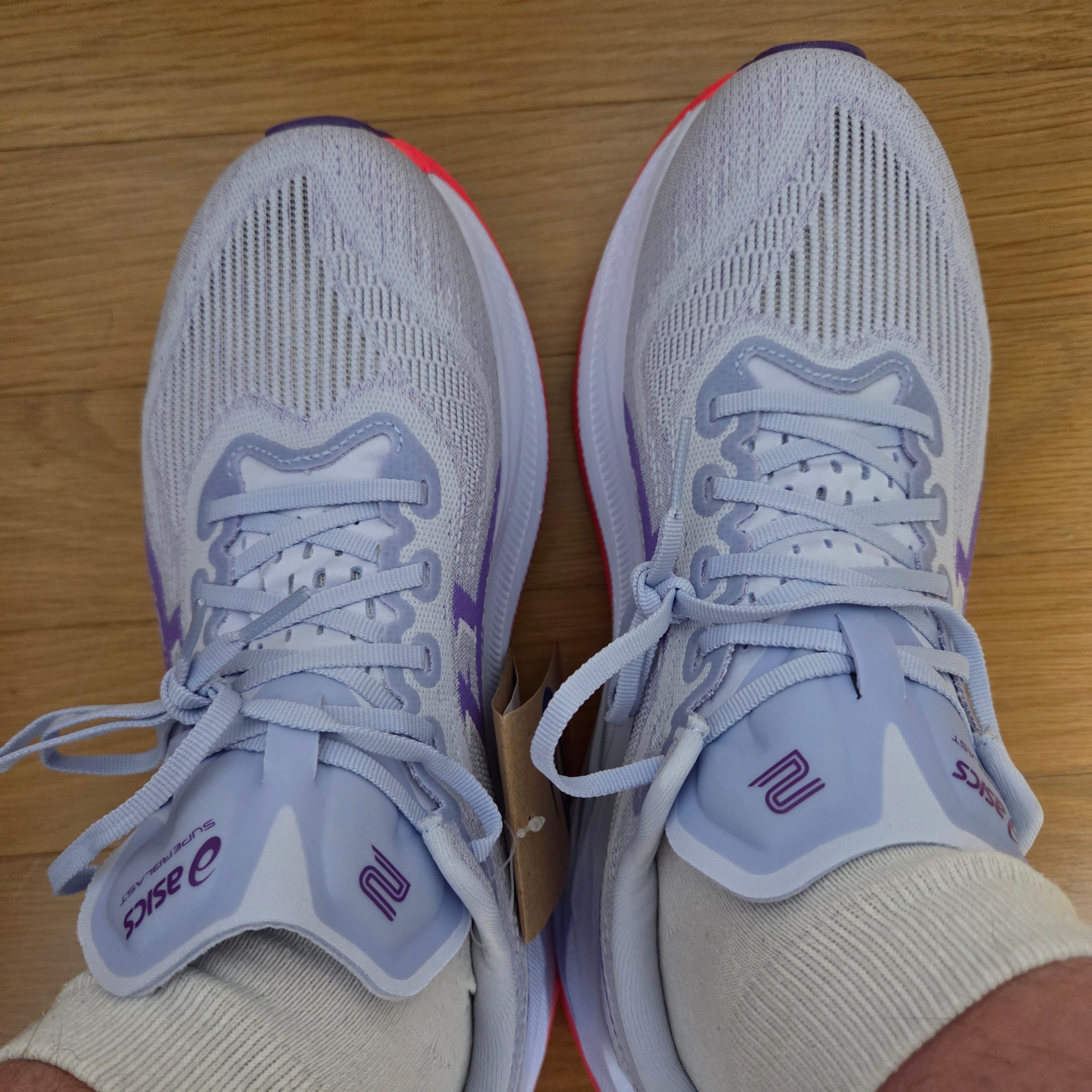 Asics Superblast 2 Blue Fade Edo Purple 착용 스타일