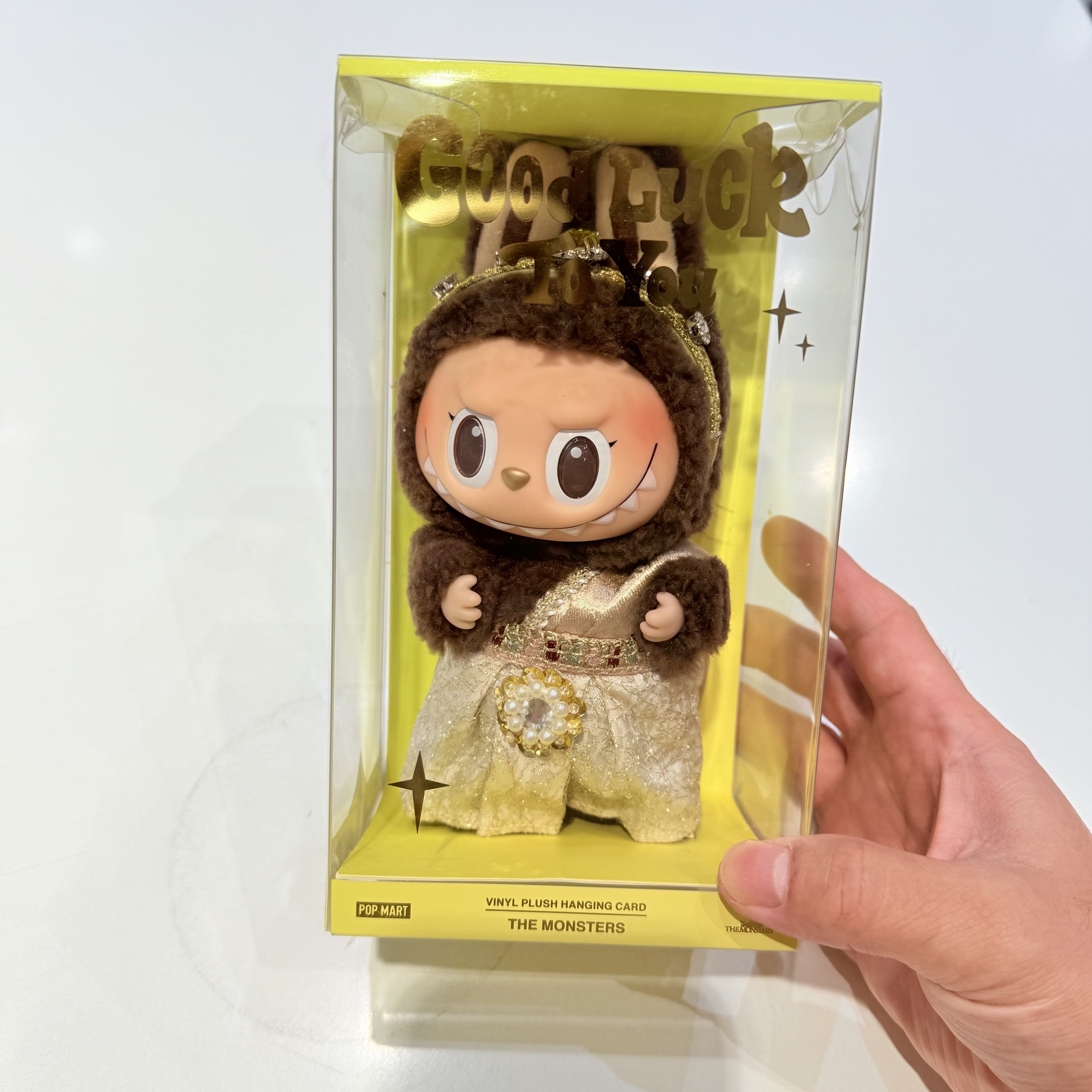 Pop Mart Labubu Good Luck To You Vinyl Plush Doll Pendant 착용 스타일 - 2