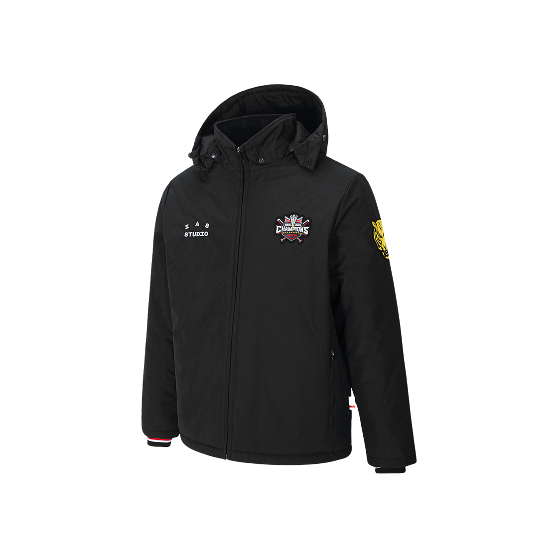 기아 타이거즈 x 아이앱 스튜디오 25 어센틱 동계 점퍼 블랙(Kia Tigers x IAB Studio 25 Authentic Winter Jumper Black)