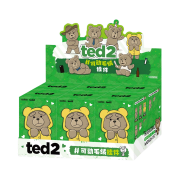 Pop Mart Ted2 Teddy Bear Action Plush Pendant Sealed Case (6 Blind Boxes)
