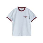Carhartt WIP S/S 89 Ringer T-Shirt Air Sky Mulberry Heavy Enzyme Wash