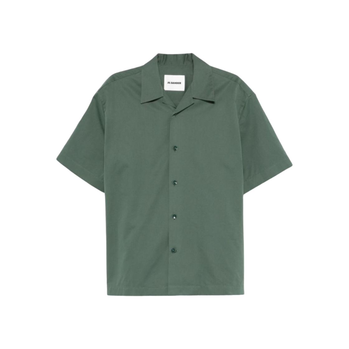 J22DL0303-J45266-028 Jil Sander Cotton and Silk Poplin Shirt Celadon Green