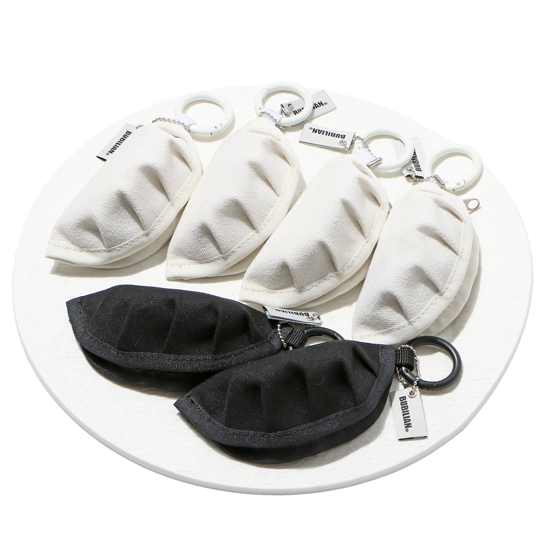버빌리안 손만두 파우치 키링 크림(Bubilian Mandu Pouch Keyring Cream) - 4