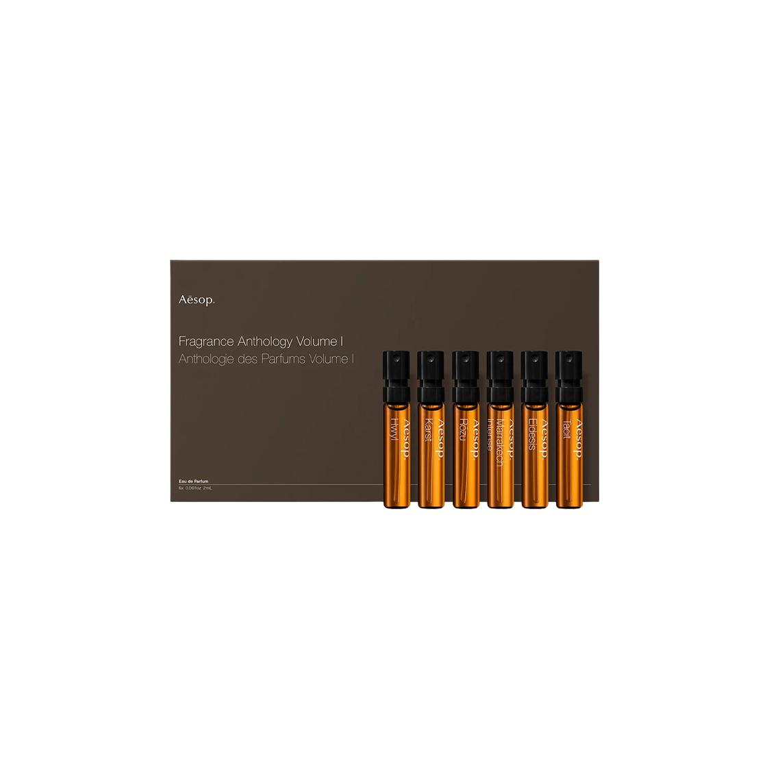 이솝 프래그런스 앤솔러지 볼륨 I 오 드 퍼퓸 2ml x 6(Aesop Fragrance Anthology Volume I Eau De Parfum 2ml x 6)