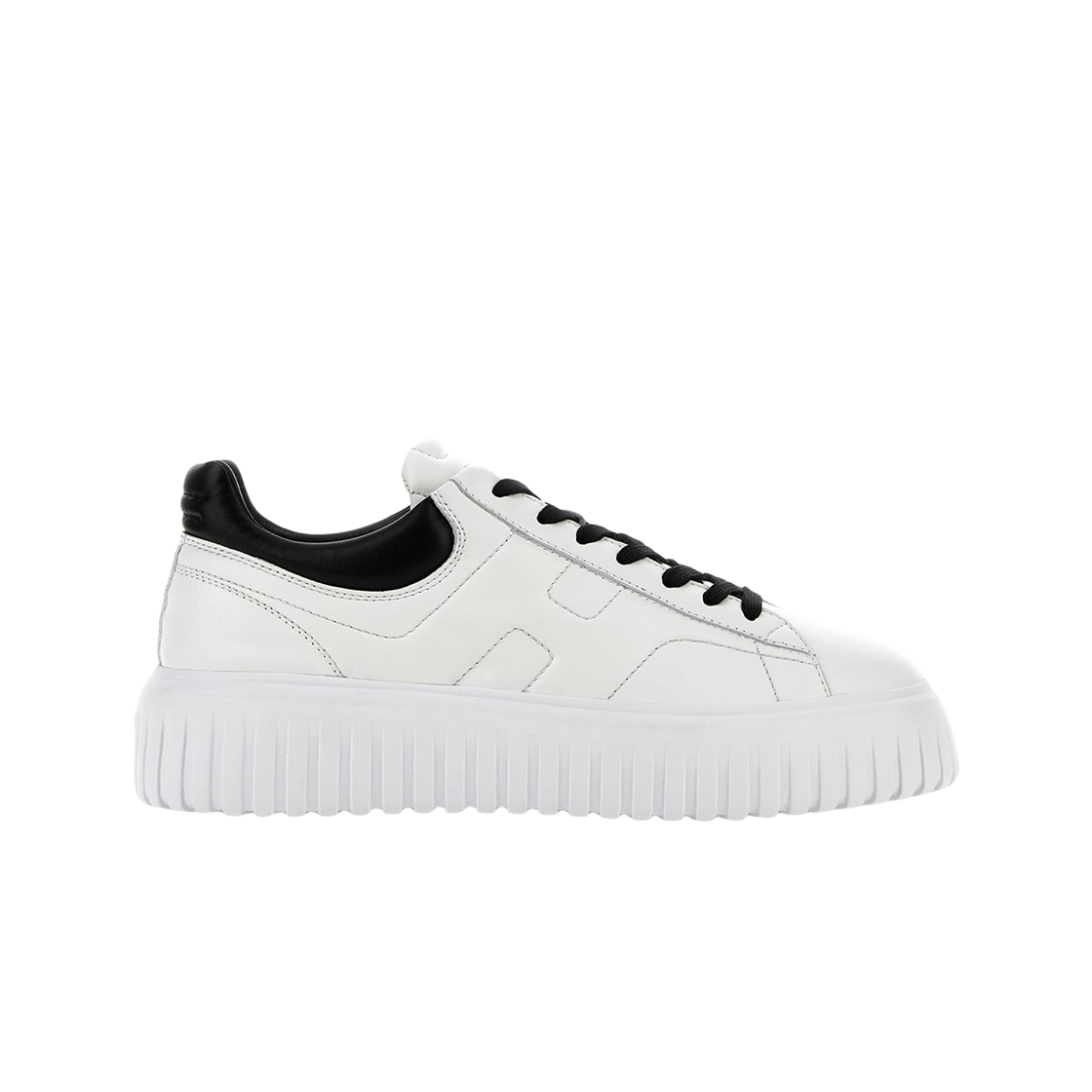 HXM6450FC60LE90001 Hogan H-Stripes Sneakers White Black