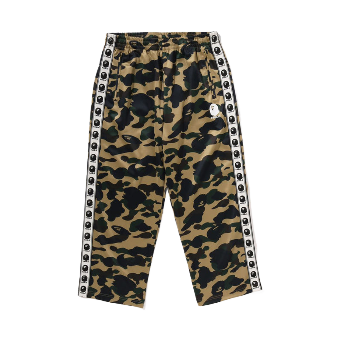 - BAPE 1st Camo Loose Fit Track Pants Yellow