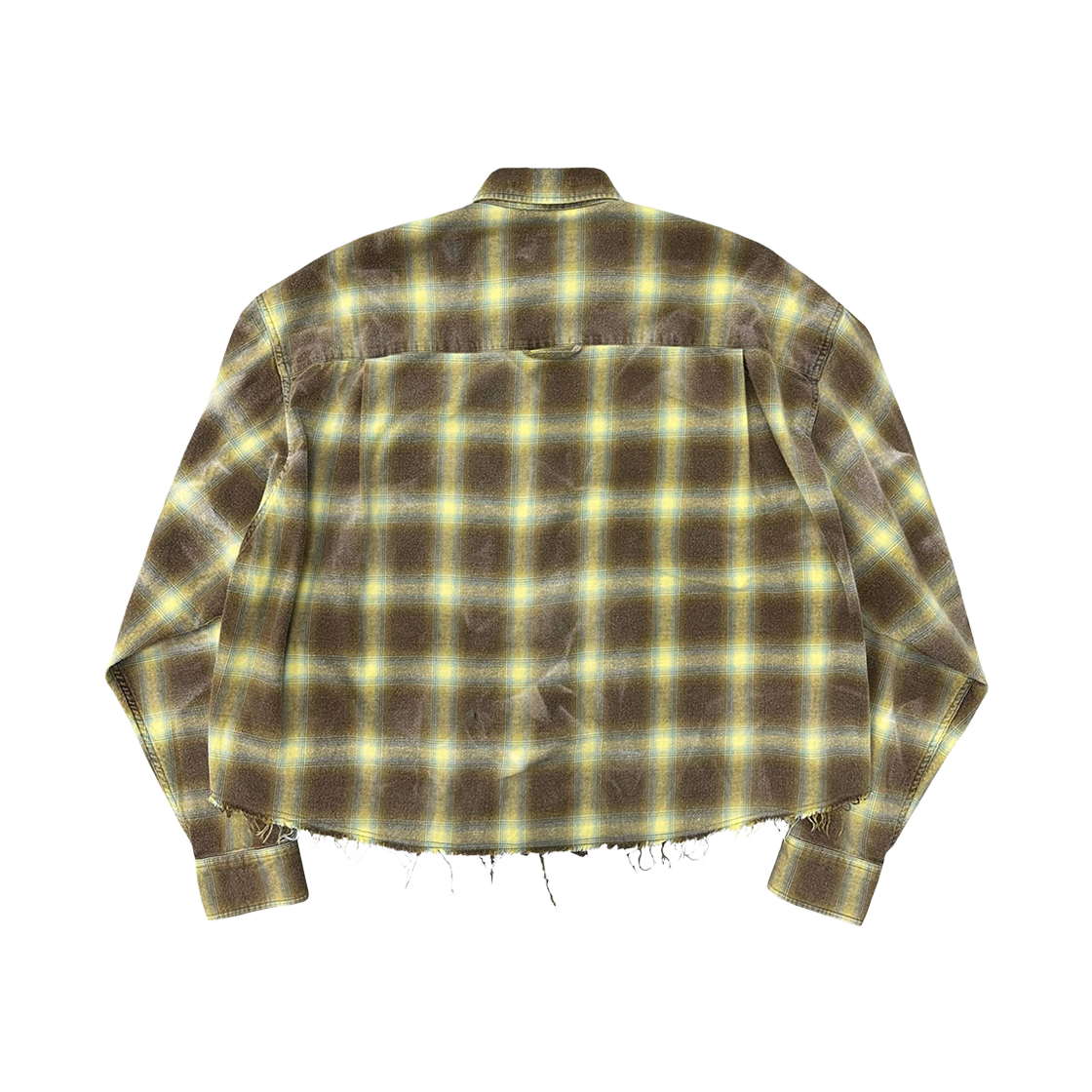 글레스 크롭 셔츠 024 그린 브라운(Gless Cropped Shirts 024 Green Brown) - 2