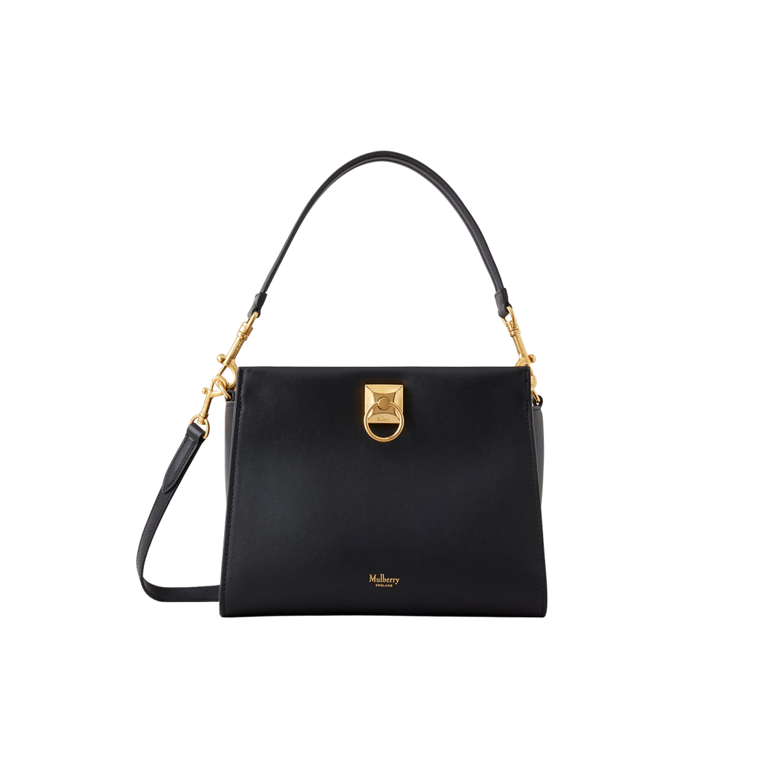 멀버리 마이크로 클래식 그레인 스몰 숄더 아이리스 블랙(Mulberry Micro Classic Grain Small Shoulder Iris Black)