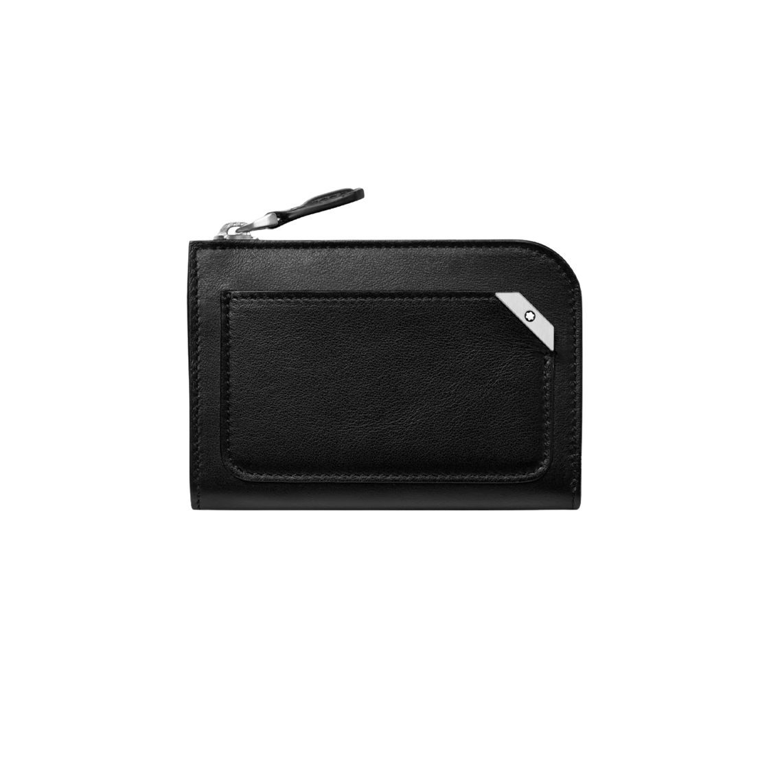 124101 Montblanc Meisterstuc Urban Zipped Card Holder Black
