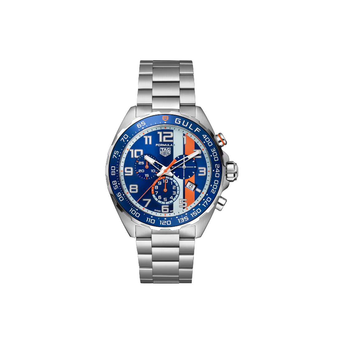 ITC7I2IJHKOS TAG Heuer Vintage Formula 1 Chronograph x Gulf 43MM CAZ101AT.BA0842